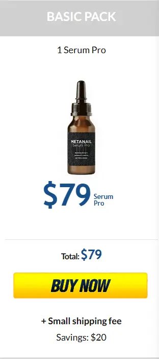 Metanail Serum Pro 1 bottle price